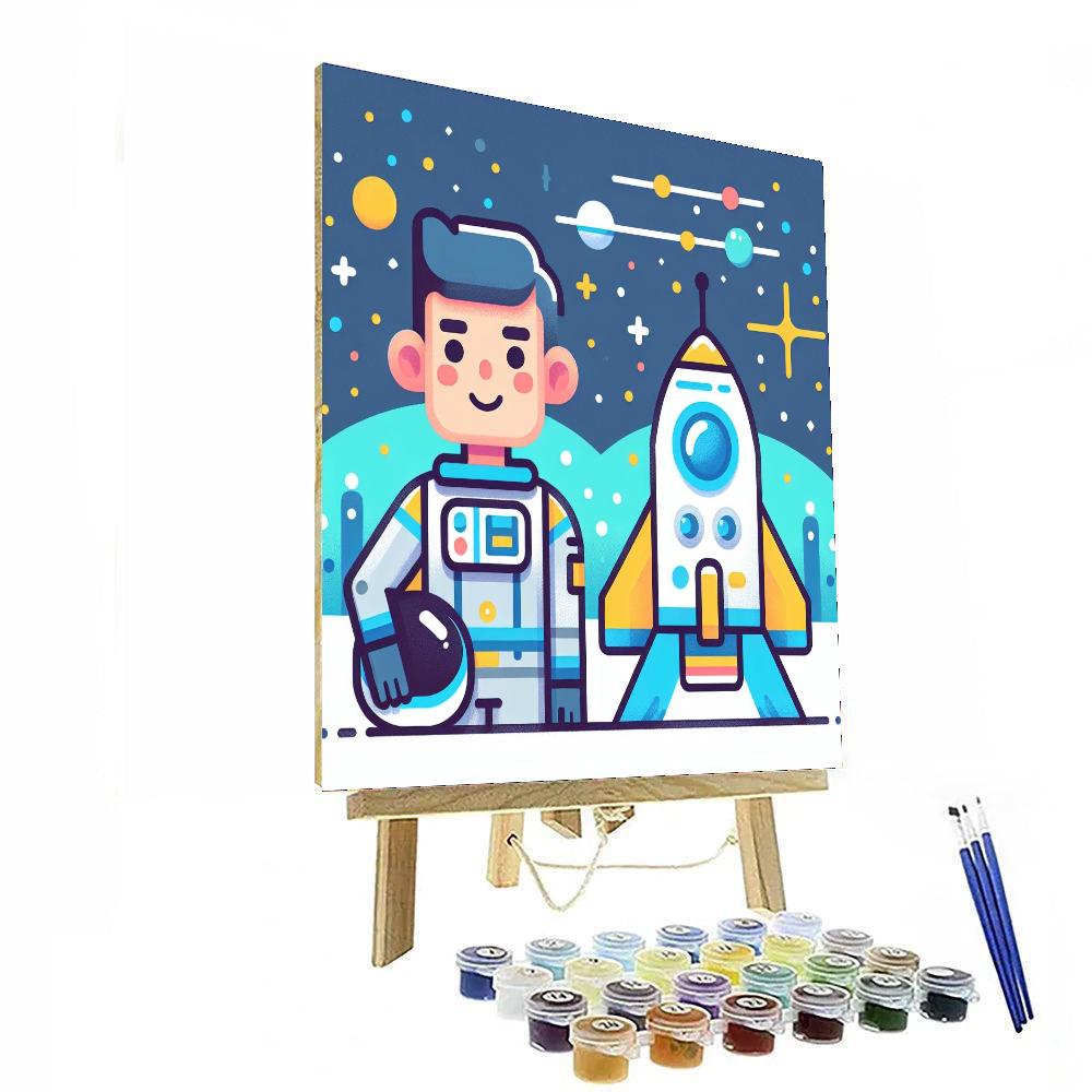 Adventure In Space Galaxy Paint By Numbers Art