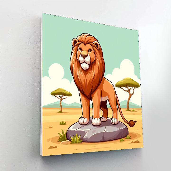 Roaring Lion Paint By Numbers Kits