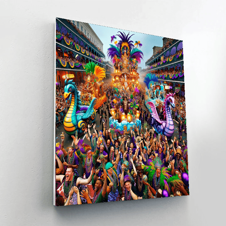Mardi Gras - New Orleans, United States Number Painting
