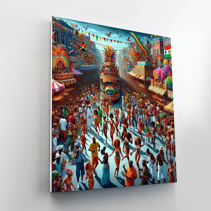 The Notting Hill Carnival - Uk DIY Paint By Numbers