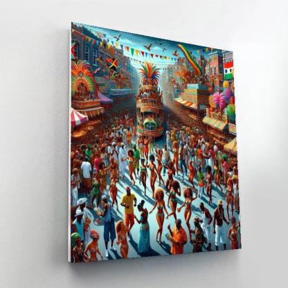 The Notting Hill Carnival - Uk DIY Paint By Numbers