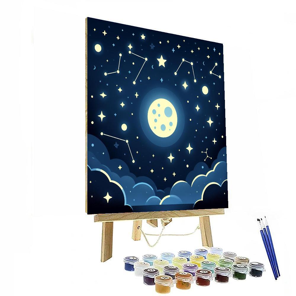Starry Night Sky Watch Paint By Numbers Art