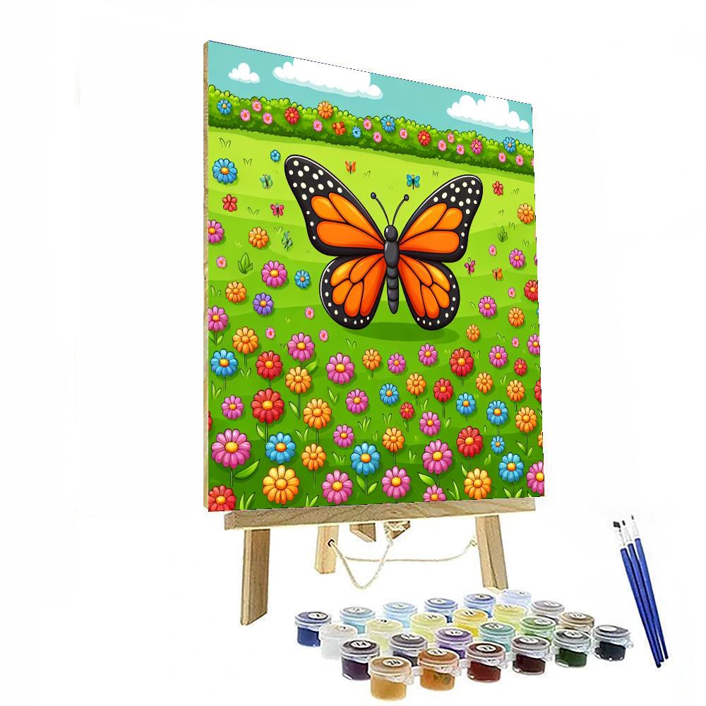 Majestic Monarch Paint By Numbers Art