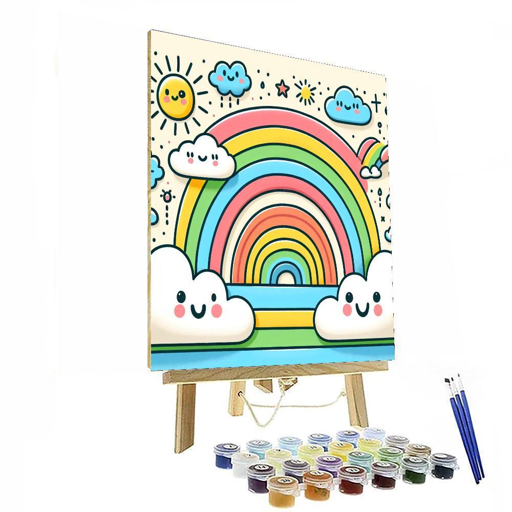 Rainbow World Extravaganza Paint By Color