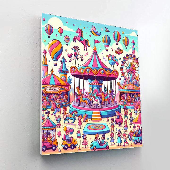 Enchanted Carnival Number Painting