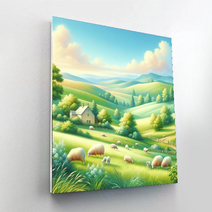 Rural Farmhouse Charm Numbered Painting Kits