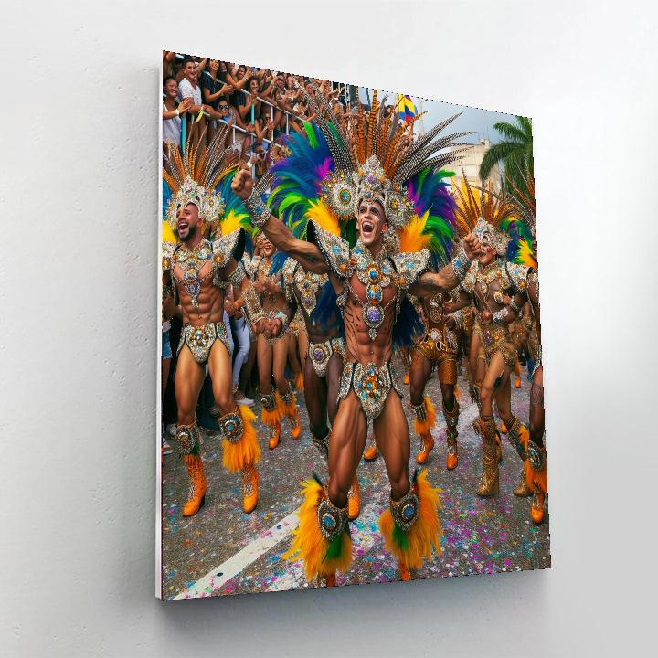 The Carnival Of Barranquilla - Barranquilla Paint By Numbers Kits