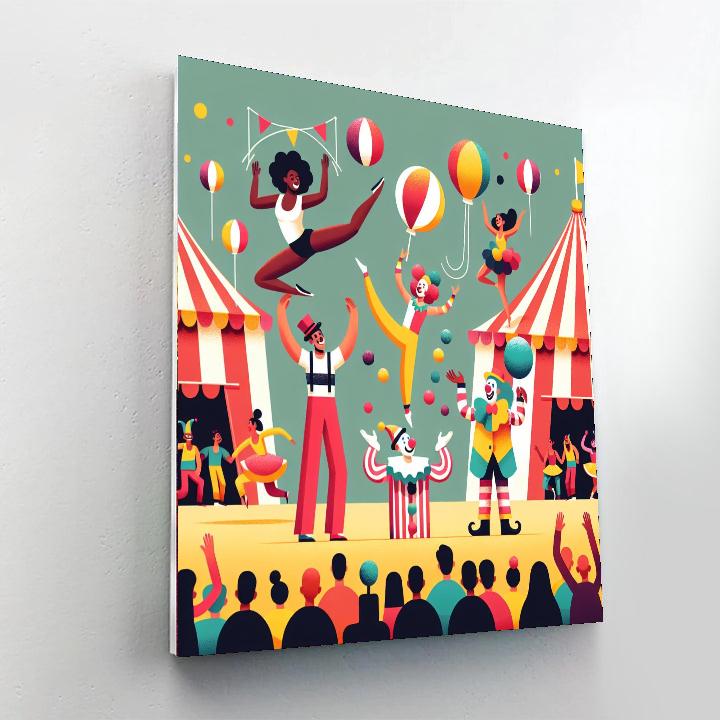 Circus Of Imagination Painting By Numbers Kit