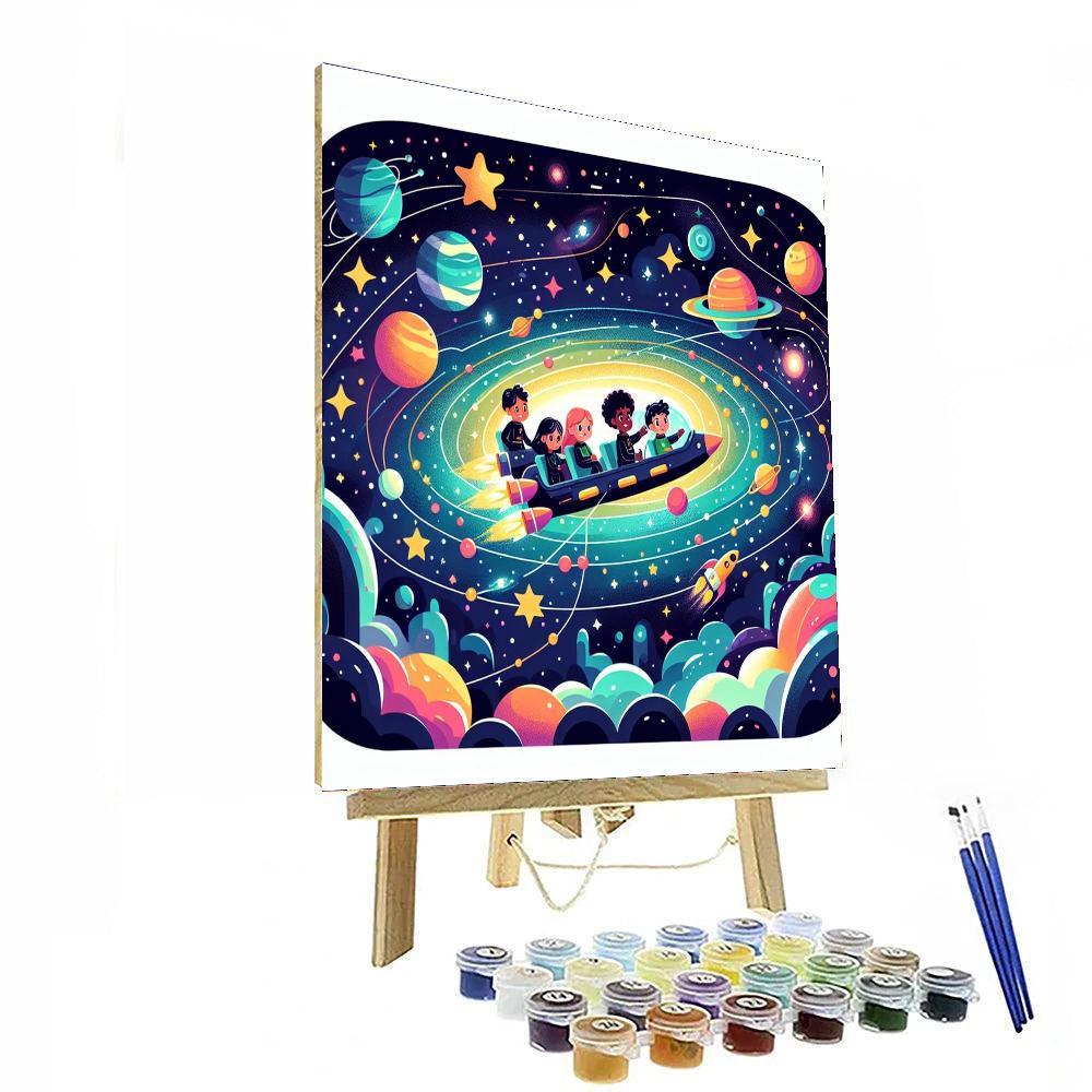 Celestial Voyage Of Wonder Painting By Numbers Kit