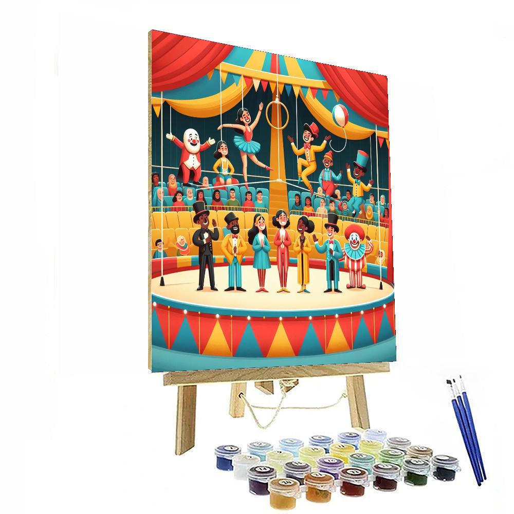 Circus Stars Performance Number Painting