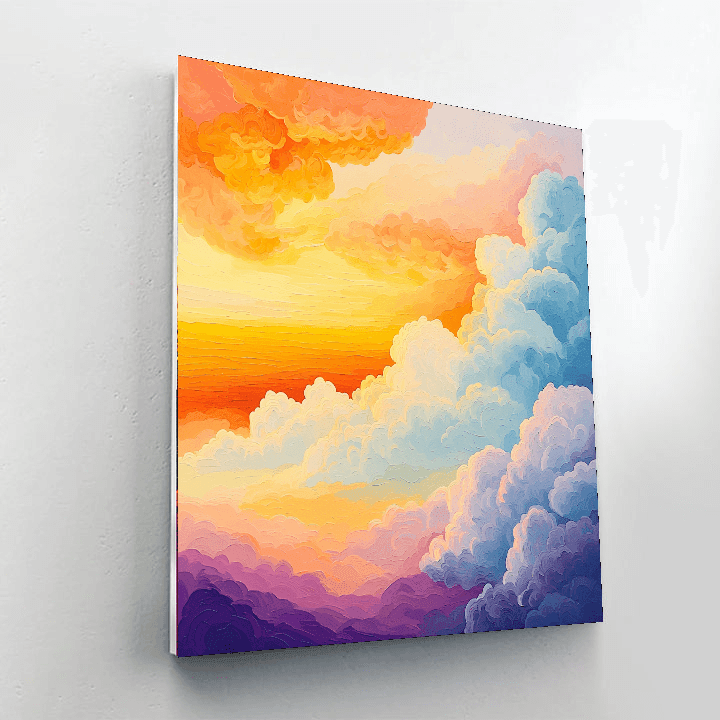 J.M.W. Turner Inspired Serenade Of The Sky  Paint By Color
