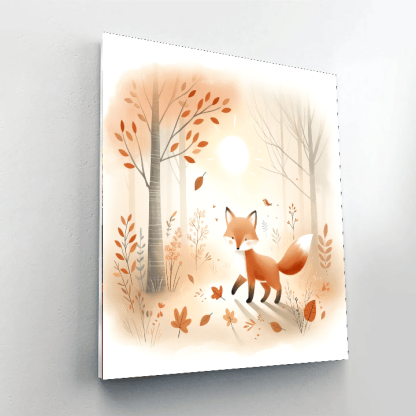 Wandering Wild Fox Paint By Color