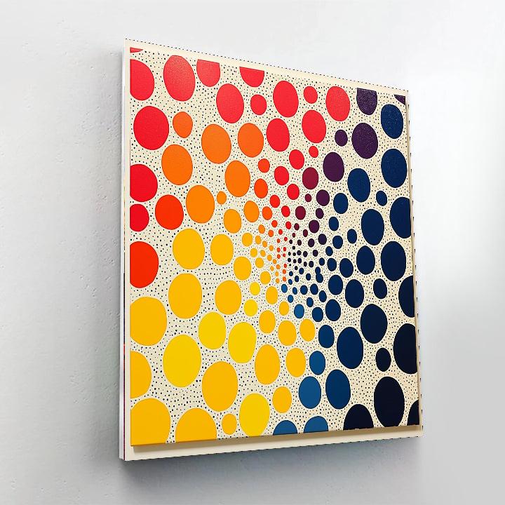 Yayoi Kusama Inspired Endless Polka Harmony  Paint By Number