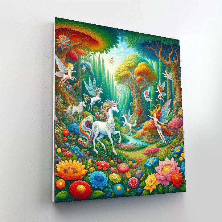Journey Through Enchanted Forest Paint By Color