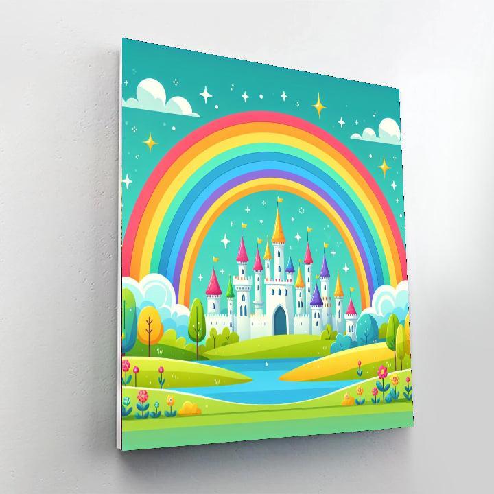 Rainbow Kingdom Paint By Numbers