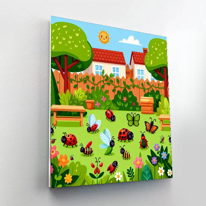 Backyard Bug Hunt Numbered Painting Kits