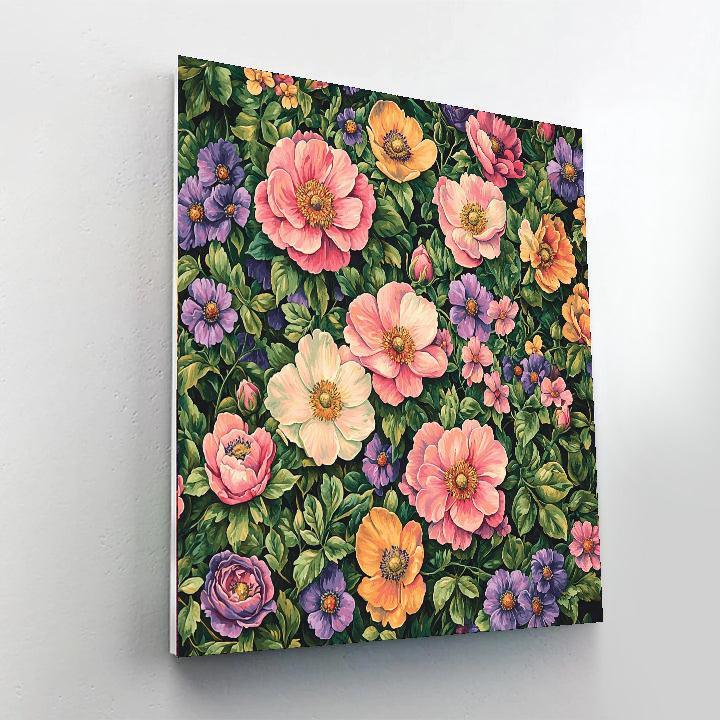 Lawrence Alma-Tadema Inspired Lush Floral Symphony  Paint By Numbers Kits