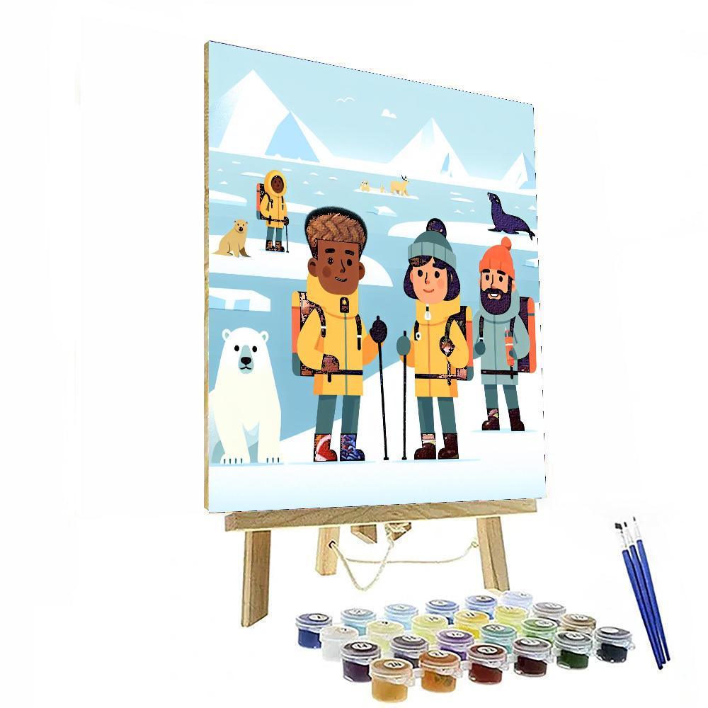 Arctic Explorers Quest Numbered Painting Kits
