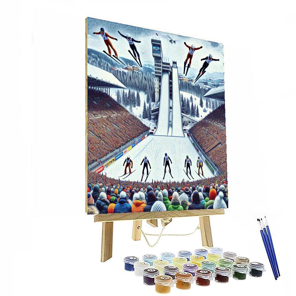 Holmenkollen Ski Festival - Oslo Painting Number Kit