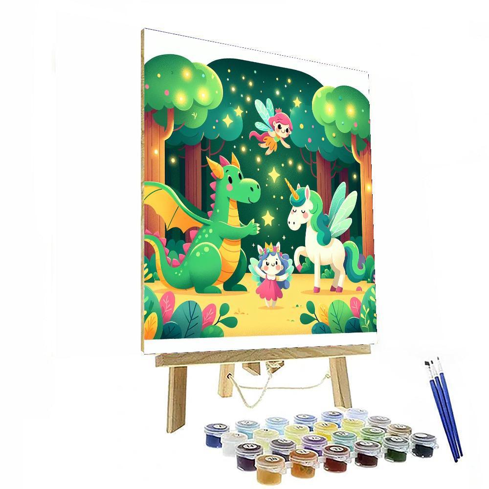 Fun Fantasy Creatures DIY Paint By Numbers