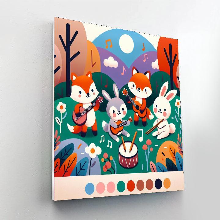 Nature's Symphony Orchestra Numbered Painting Kits