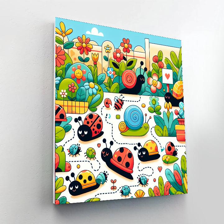Petite Garden Parade Paint By Numbers Art