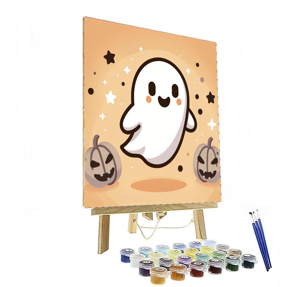 Charming Ghost Painting By Numbers Kit