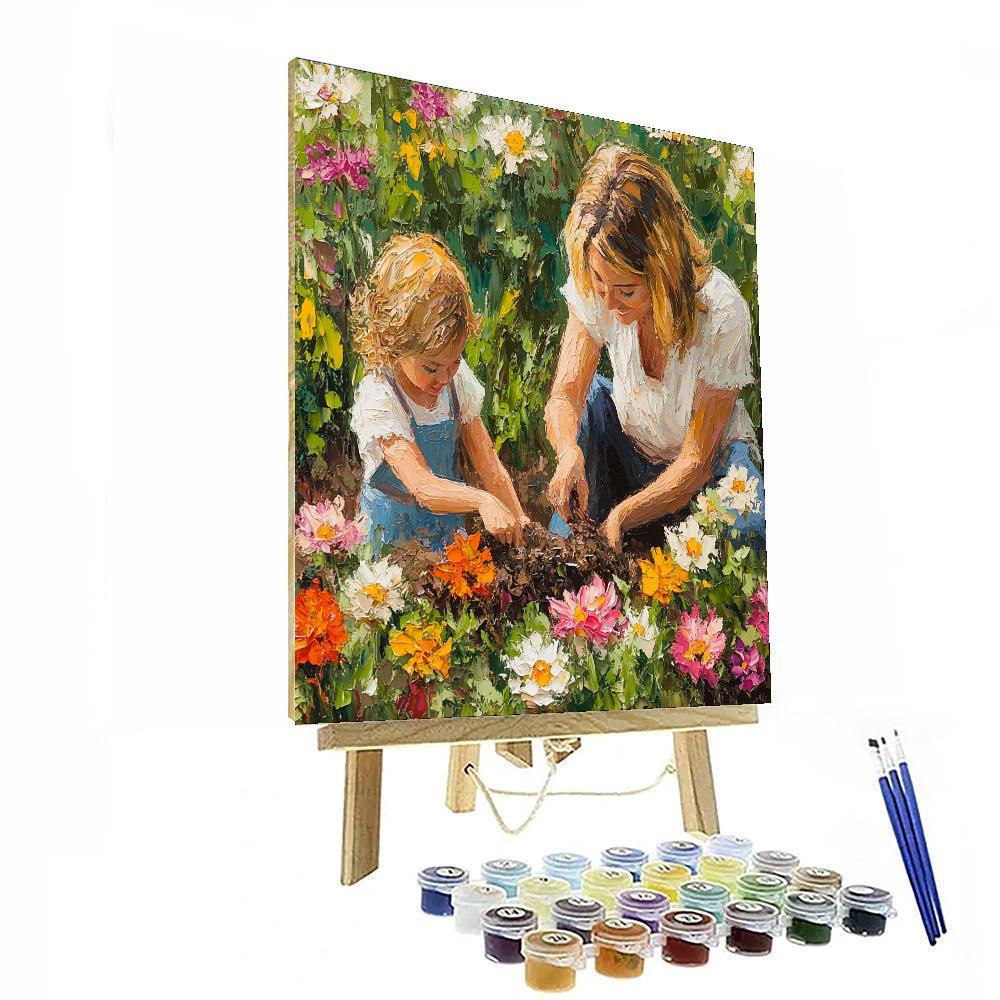 Mommy's Love Blooms Paint By Numbers Kits
