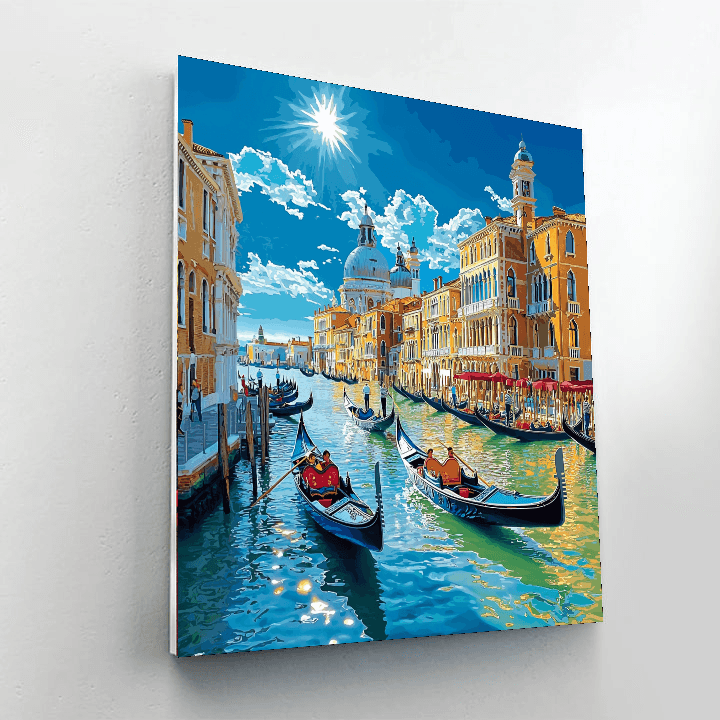 Venice's Grand Canal DIY Paint By Numbers