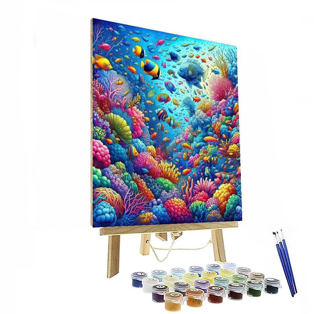 Underwater World Fantasy - DIY Painting By Numbers Kit – Artistry Rack