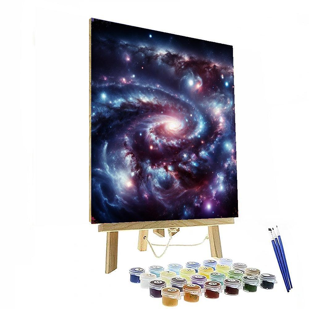 Cosmic Galaxy Dream Paint By Numbers Art