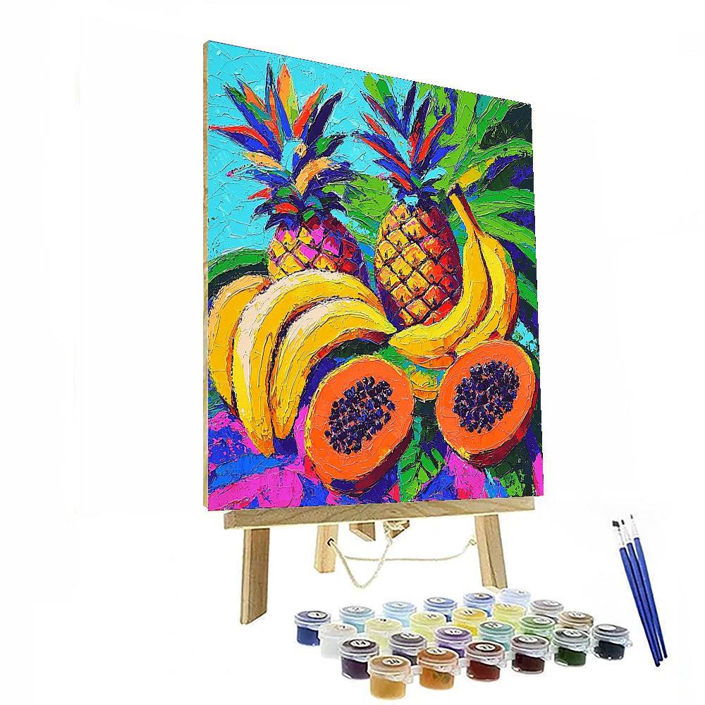 Henri Matisse Inspired Tropical Fruits Symphony  Paint By Numbers