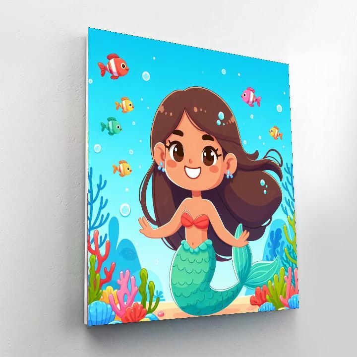 Underwater Mermaid Paradise Paint By Number