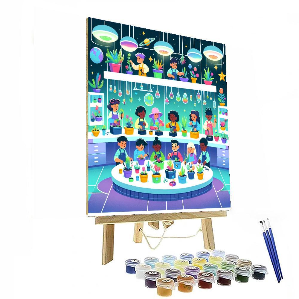 Galactic Gardening Lab Paint By Number