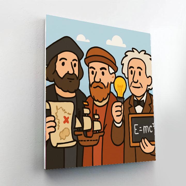 Historical Figures Heroes DIY Paint By Numbers