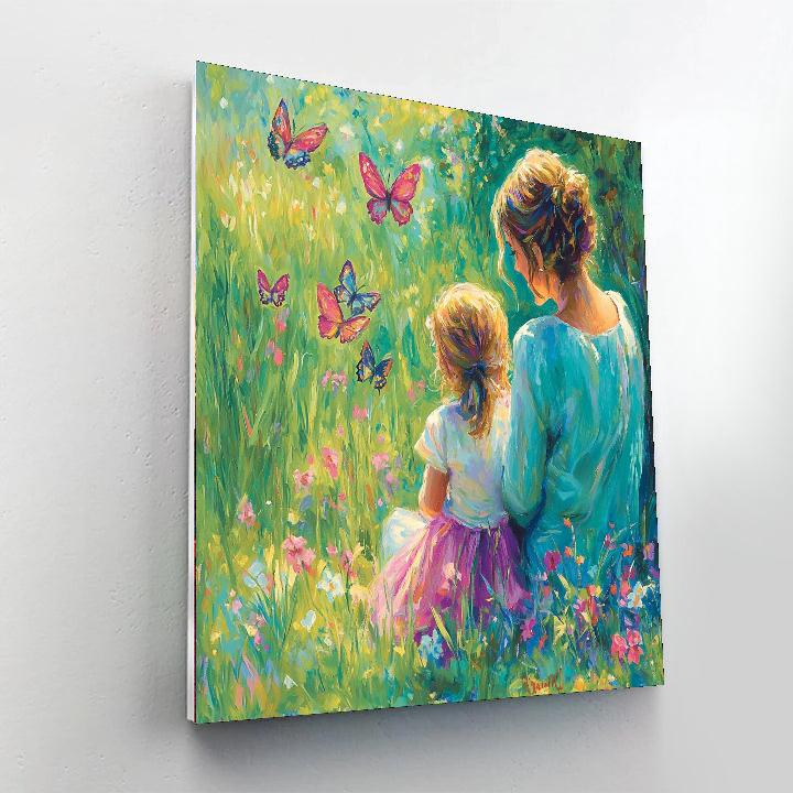 Mothers And Butterflies Paint By Number
