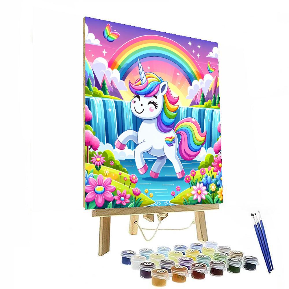 Unicorn's Rainbow Paradise DIY Paint By Numbers
