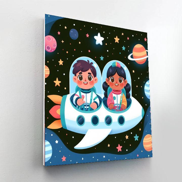 Space Explorer's Mission Paint By Number