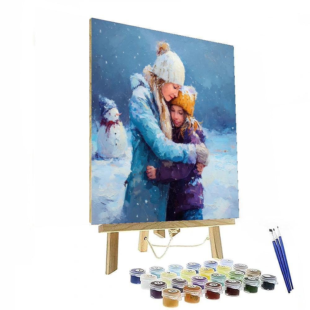 Winter Wonderland Hugs Paint By Numbers Kits