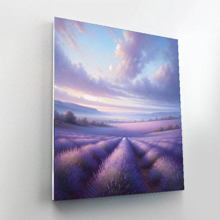 Calming Lavender Dreams Paint By Numbers Art