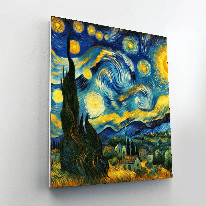 Van Gogh's Starry Night DIY Paint By Numbers