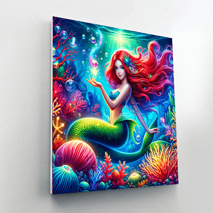 Ariel's Ocean Paint By Color