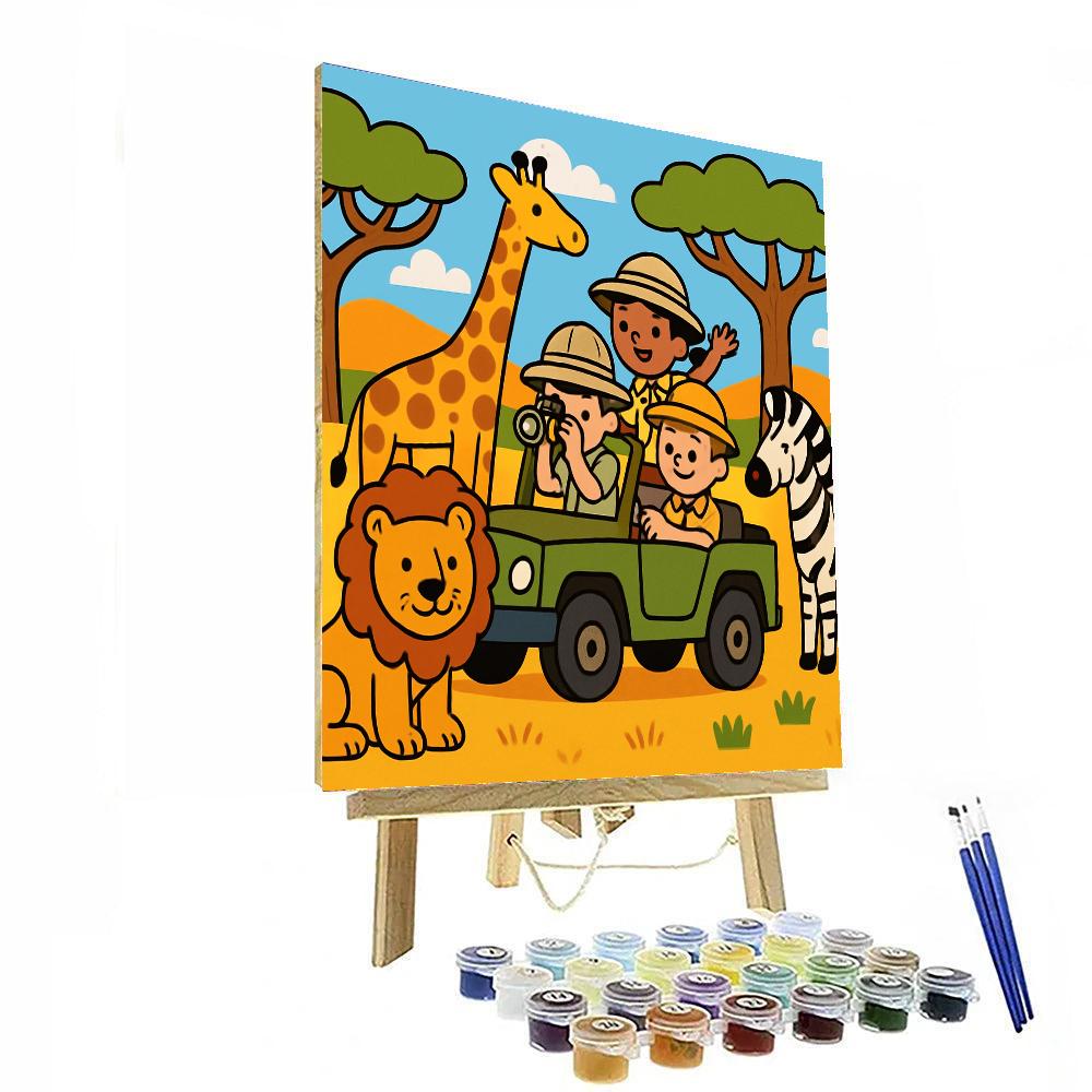 Safari Discoveries Paint By Numbers Art
