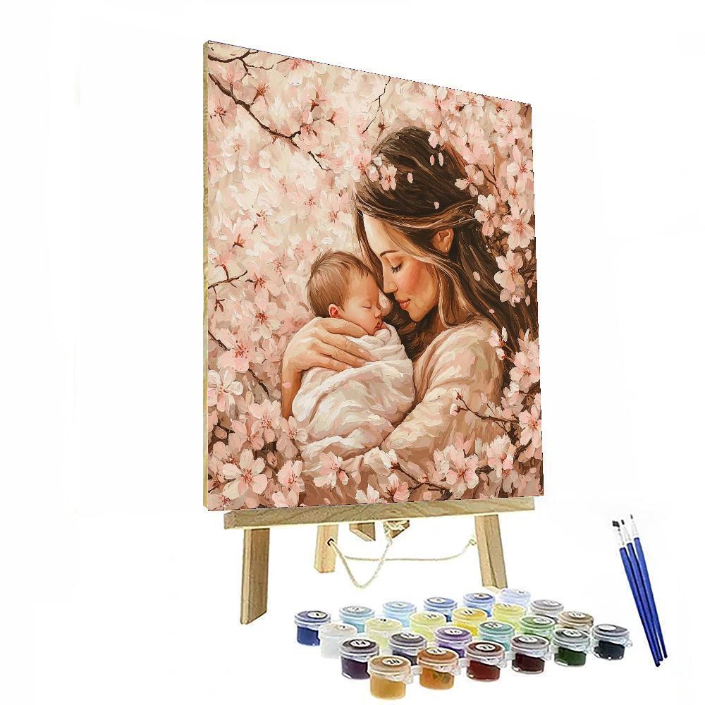 Motherhood Blossoms DIY Paint By Numbers