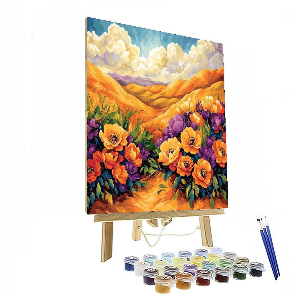 Georgia O’Keeffe Inspired Desert Blooms  Paint By Numbers Kits