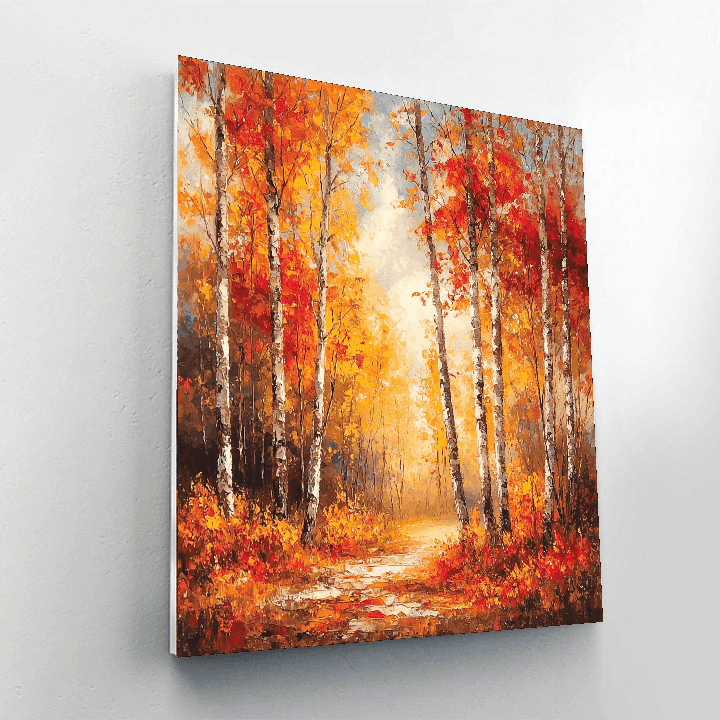 John Constable Inspired Embers Of Autumn  Painting By Numbers Kit