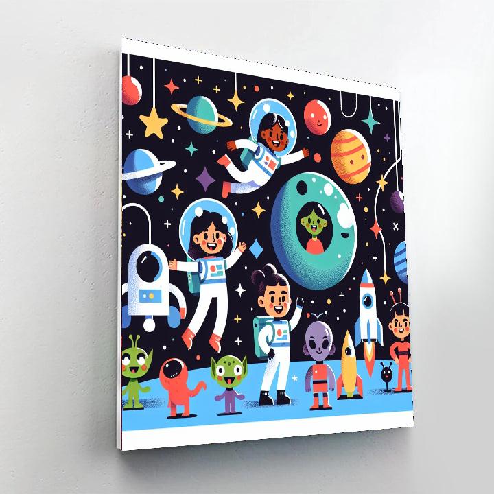 Interstellar Quest DIY Paint By Numbers