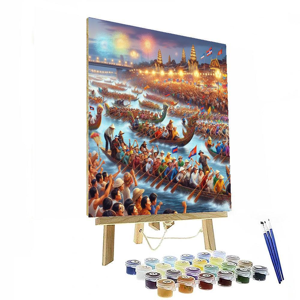 Bon Om Touk - Cambodia DIY Paint By Numbers