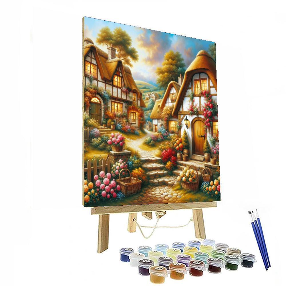 Charming Village Retreat DIY Paint By Numbers