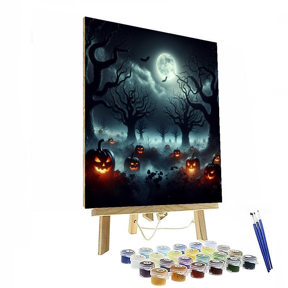 Halloween Spooky Enchantment Painting By Numbers Kit